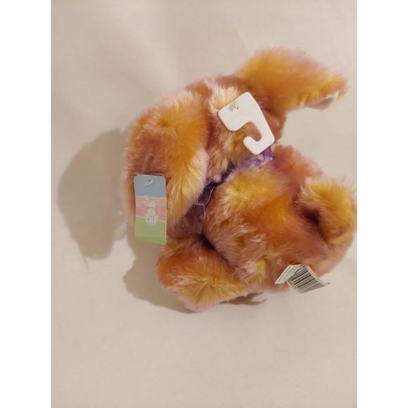 Walmart Easter Bunny Rabbit Carrot Ear 1990's Stuffed Animal Plush Vintage NEW - Picture 3 of 10